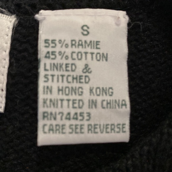 Design Options by Philip & Jane Gordon Santa Snow Flake Cardigan Sweater Size S - Picture 5 of 9